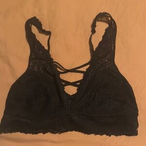VS PINK Elegant Black Lace Bralette